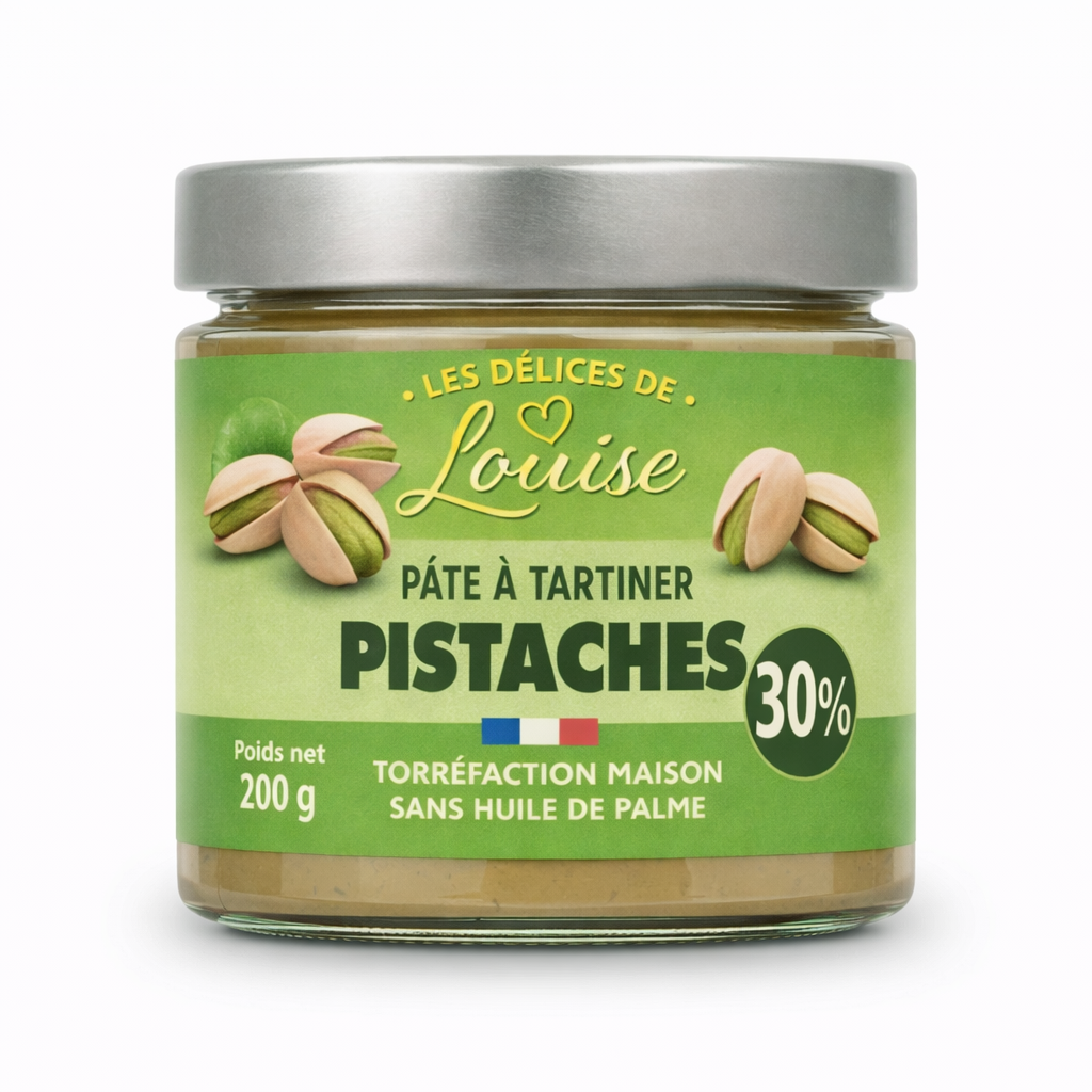DELICES DE LOUISE Pate a tartiner Pistache 200g